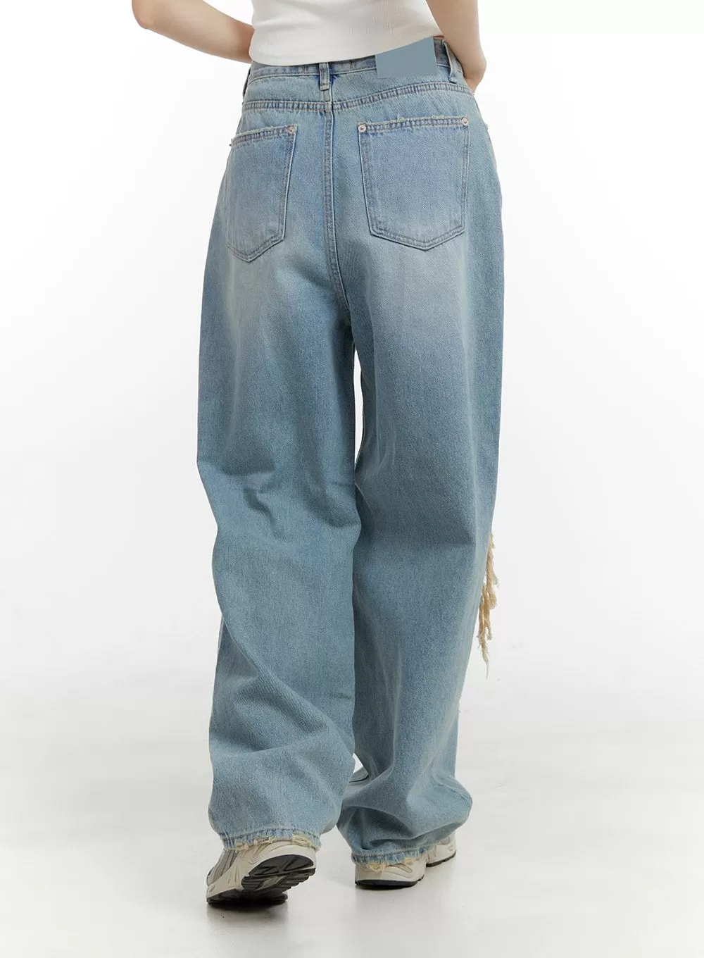 Ripped Baggy Jeans CA401