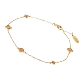 SALE Sybella Daisy Flower Bracelet Gold