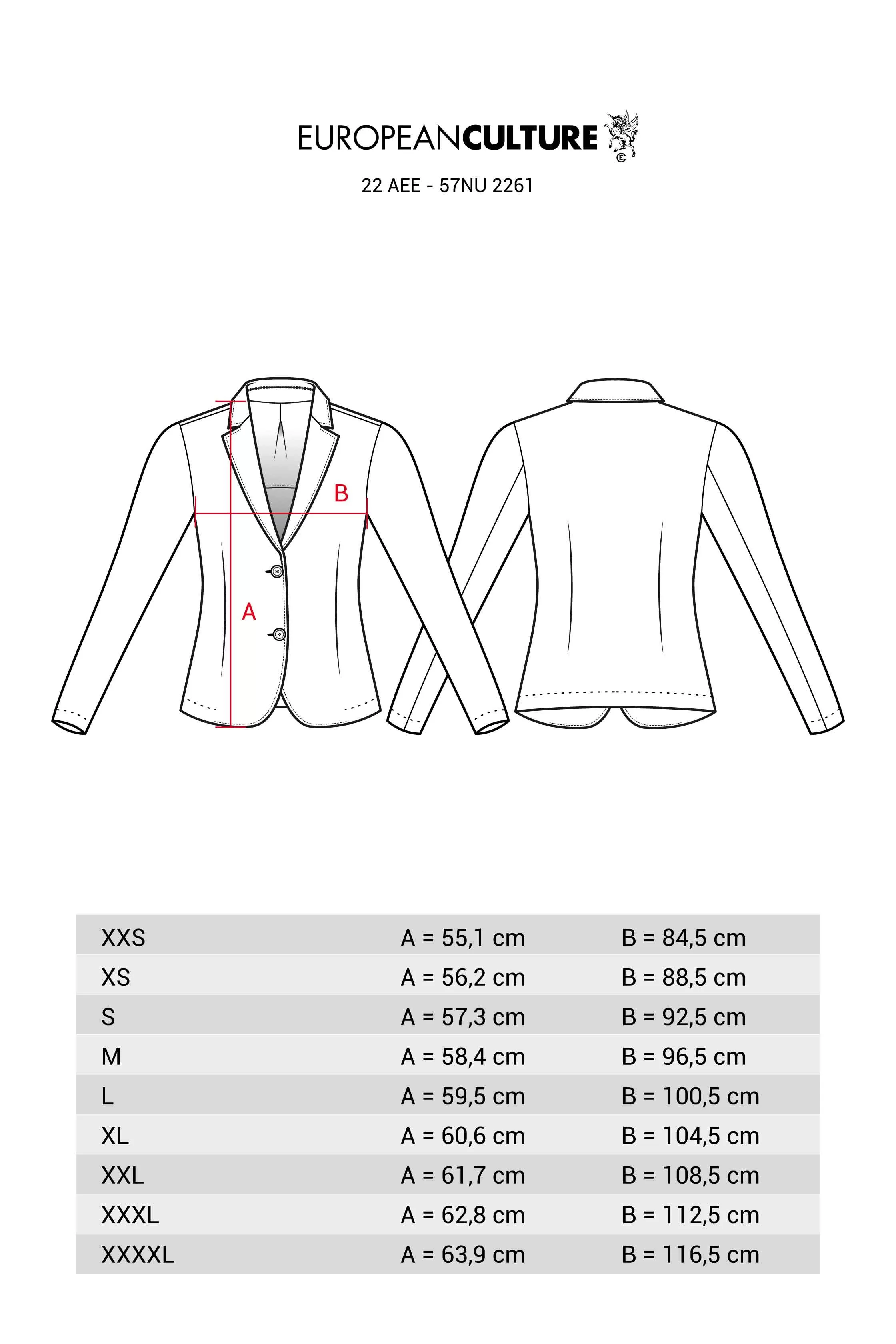 Single-Breasted Short-Line Blazer in Cotton Garment Dyed 57NU 2261