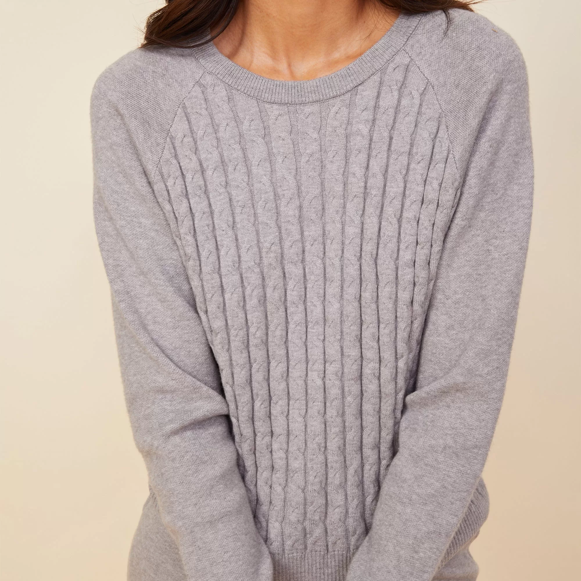 Soft Knit Cable Sweater