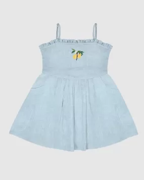 Stella Dress - Blue Pear