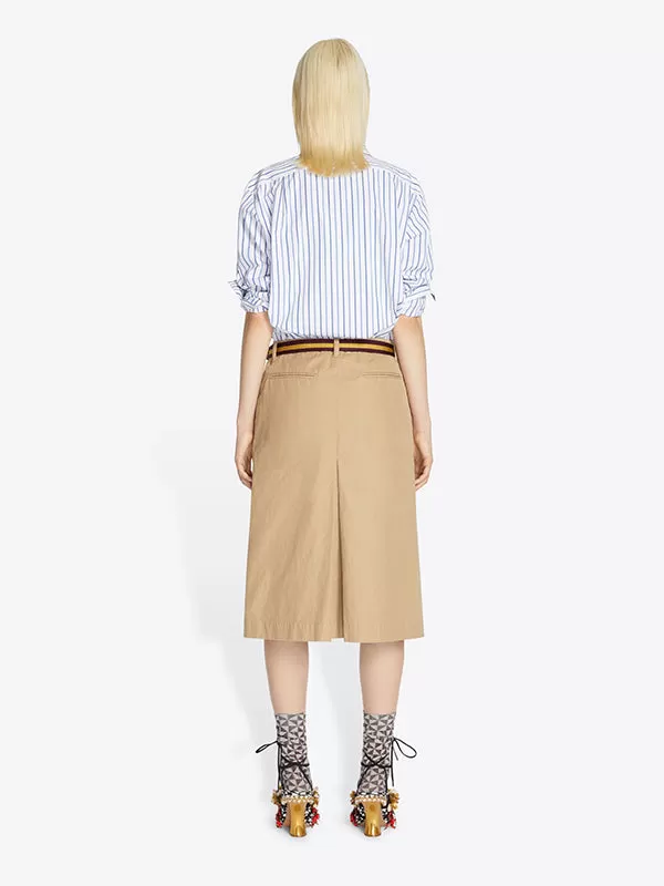 Sulia Bis Skirt in Beige