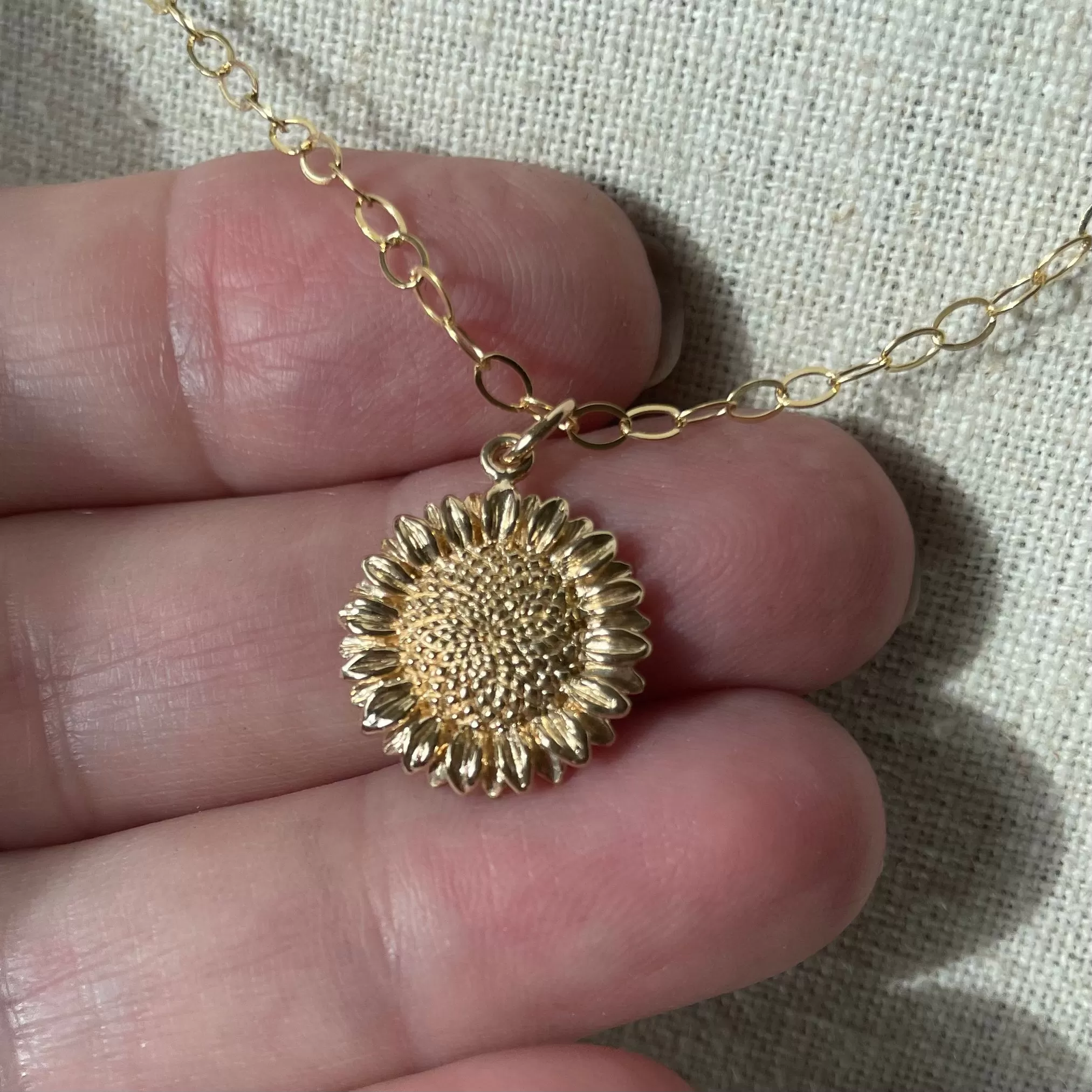 Sunflower Necklace