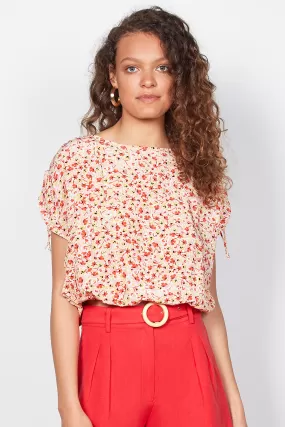 Sunray Ivory Ditsy Floral Top