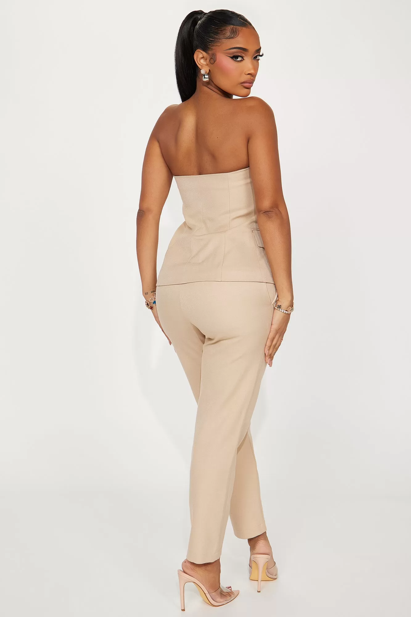 Tessa Pant Set - Taupe