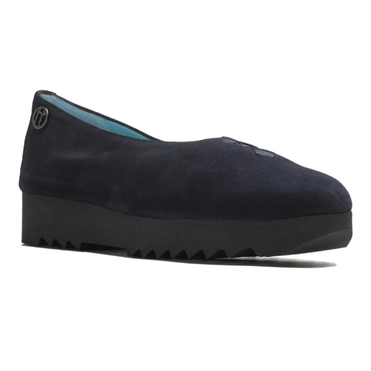 Thierry Rabotin Women's Grace Wedge Navy Suede