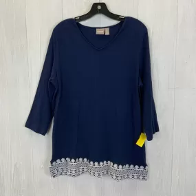 Top 3/4 Sleeve Basic By Chicos  Size: L