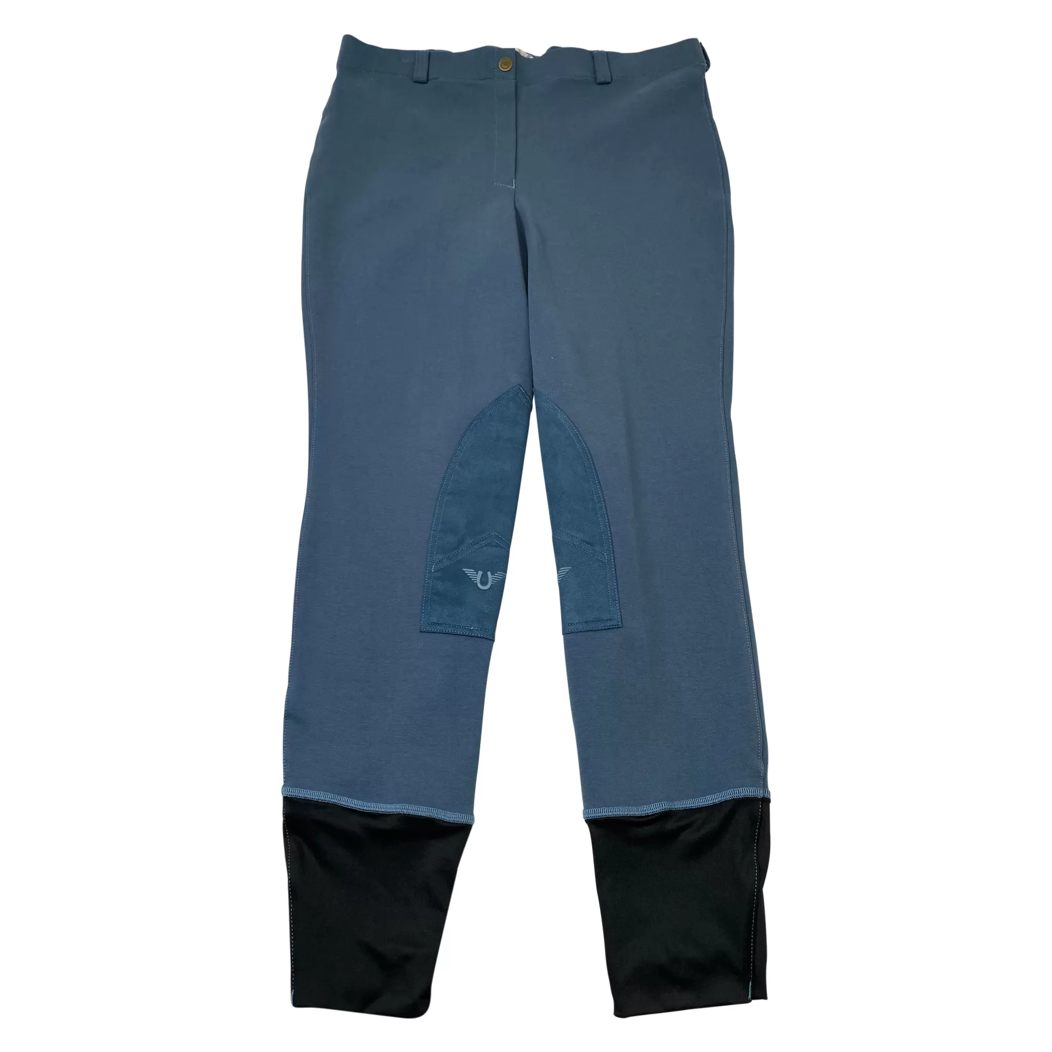 TuffRider Starter Pull-On Breeches in Denim Blue - Women's 36