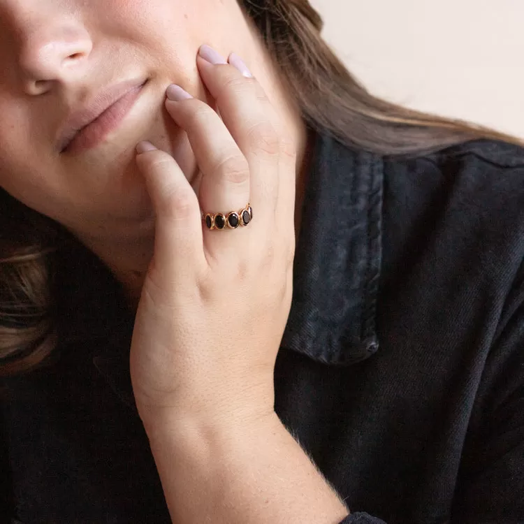 Violeta Black Onyx Ring