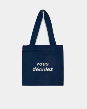 vous décidez DENIM TOTE Bags Blue