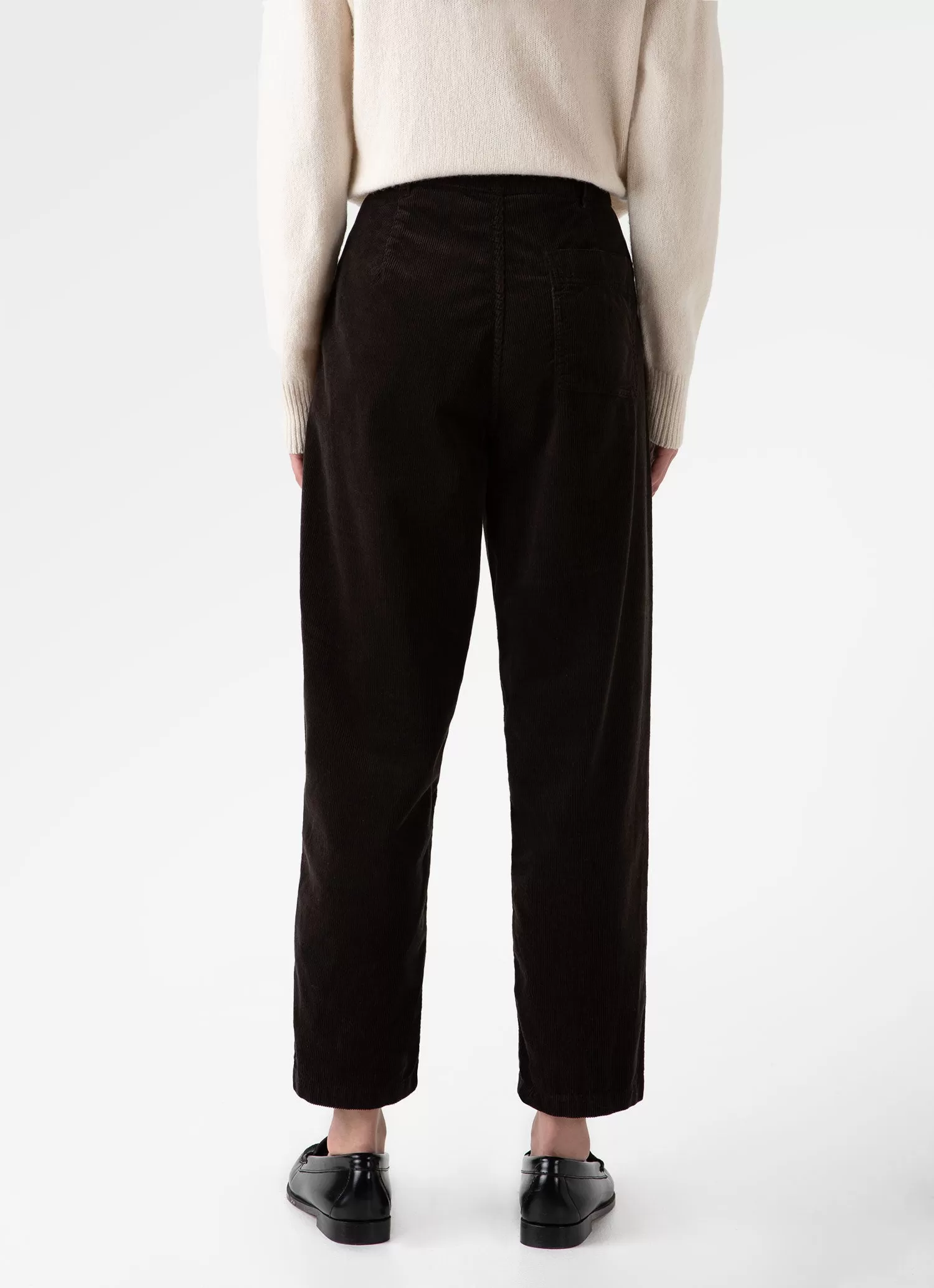 Women's Corduroy Trouser in Coffee